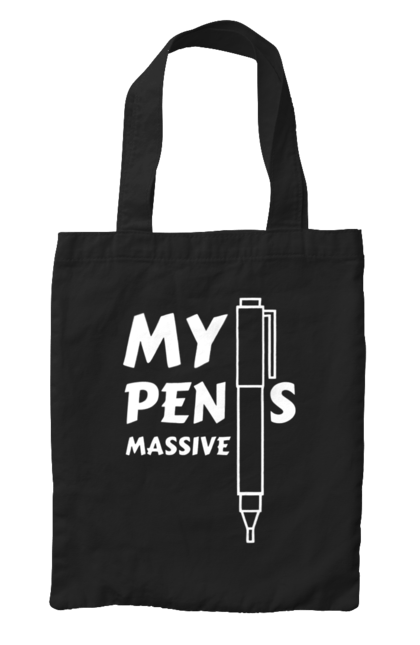 Сумка с принтом Моя ручка огромна. Мем, моя ручка огромна, прикол, прикольная, смешная, юмор. 2070702