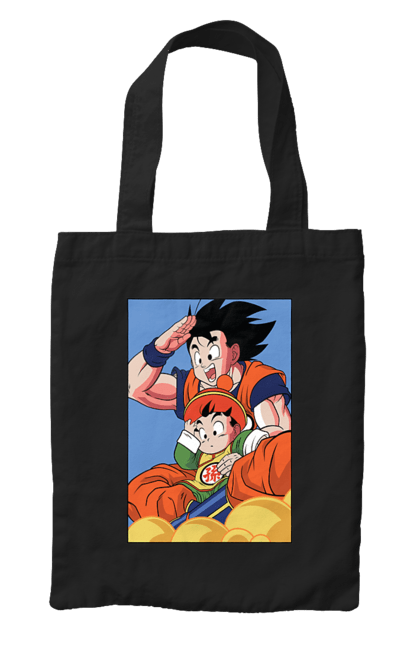 Bag with prints Dragon Ball Gohan. Anime, dragon ball, gohan, goku, manga, tv series, vegeta. 2070702