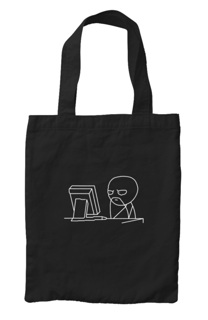 Сумка з принтом "Програміст". Angular, c, css, html, it, javascript, jquery, php, python, react, svelt, vue, айтишник, айті, гумор, код, кодувати, прогер, програміст, програмісти, ти ж, ти ж програміст, тиж програміст. 2070702