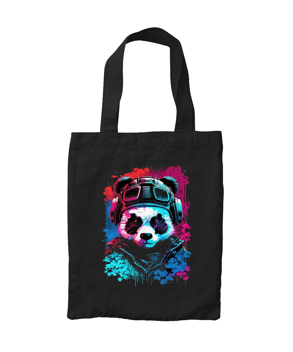 Панда в VR шлеме