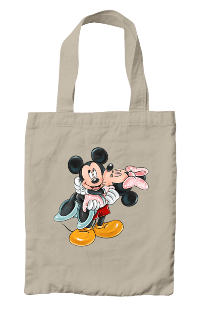 Сумка з принтом "Міккі Маус та Мінні Маус". Mickey mouse, minnie mouse, дісней, міккі, міккі маус, мінні маус, мультфільм. 2070702