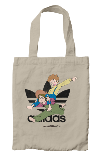 Сумка з принтом "Adidas Том Соєр". Adidas, tom sawyer, адідас, книга, мультфільм, повість, пригоди, том соєр, том сойер. 2070702