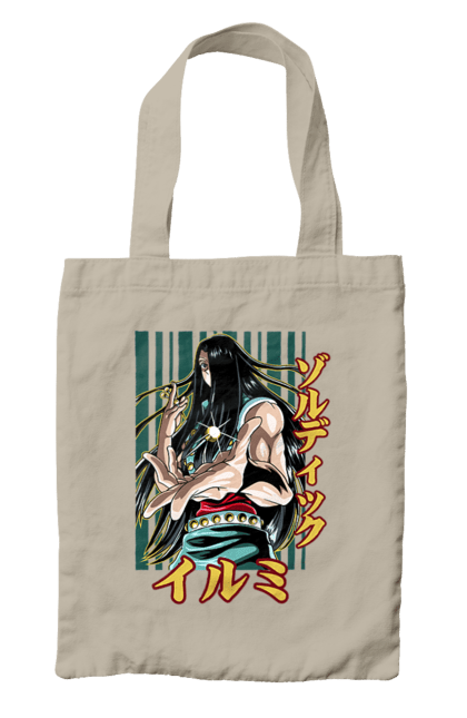 Bag with prints Hunter × Hunter Illumi Zoldyck. Anime, hunter, hunter × hunter, hunter hunter, illumi, illumi zoldyck, manga, zoldyck. 2070702