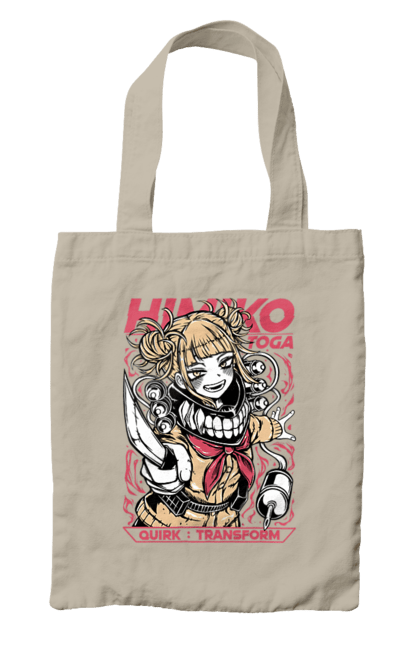 Сумка з принтом "Моя геройська академія Хіміко Тога". Himiko toga, my hero academia, аніме, відеогра, манга, моя геройська академія, тога, хіміко тога, якудза тога. 2070702