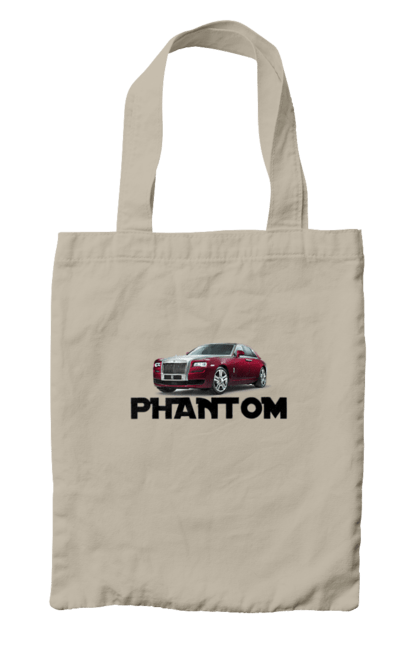 Сумка з принтом "Ролс ройс". Авто, автомобіль, люкс клас, ролс ройс, седан, фантом. 2070702