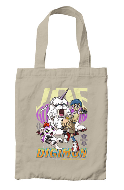 Bag with prints Digimon Jou Kido. Anime, bandai, digimon, digital monsters, jou kido, manga, media franchise, virtual pets. 2070702