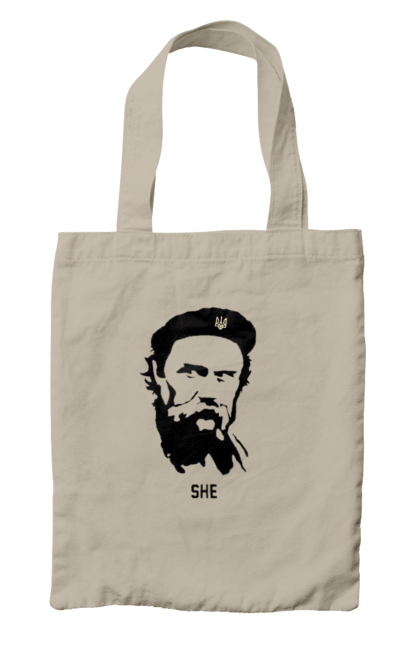 Сумка з принтом "Шевченко". Берет, кобзарь, тарас, украина, шевченко. 2070702