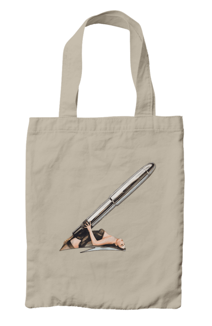 Сумка з принтом "Великий Патрон". Дівчина, куля, патрон. 2070702