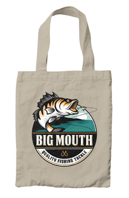 Сумка з принтом "Рибалка". Вилика рибалка, рибалка, хоббі. 2070702