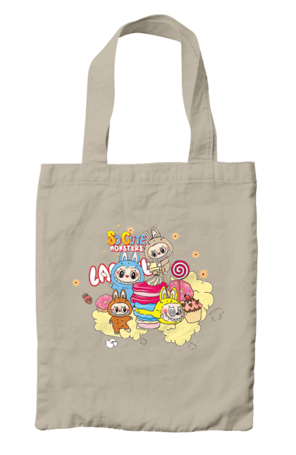 Сумка з принтом "Labubu". Labubu, weird cute, іграшки, лабубу. 2070702