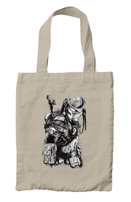 Bag with prints The Predator. Alien, cinema, film, predator, thriller. 2070702