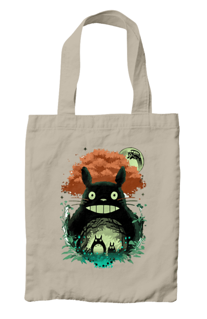 Bag with prints Totoro. Adventures, anime, comedy drama, fantasy, film, my neighbor totoro, tv series. 2070702