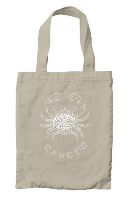 Сумка з принтом "Зодіак Рак". Гороскоп, знак, знак зодіаку, знак зодіаку рак, зодіак, рак, сузір`я. 2070702