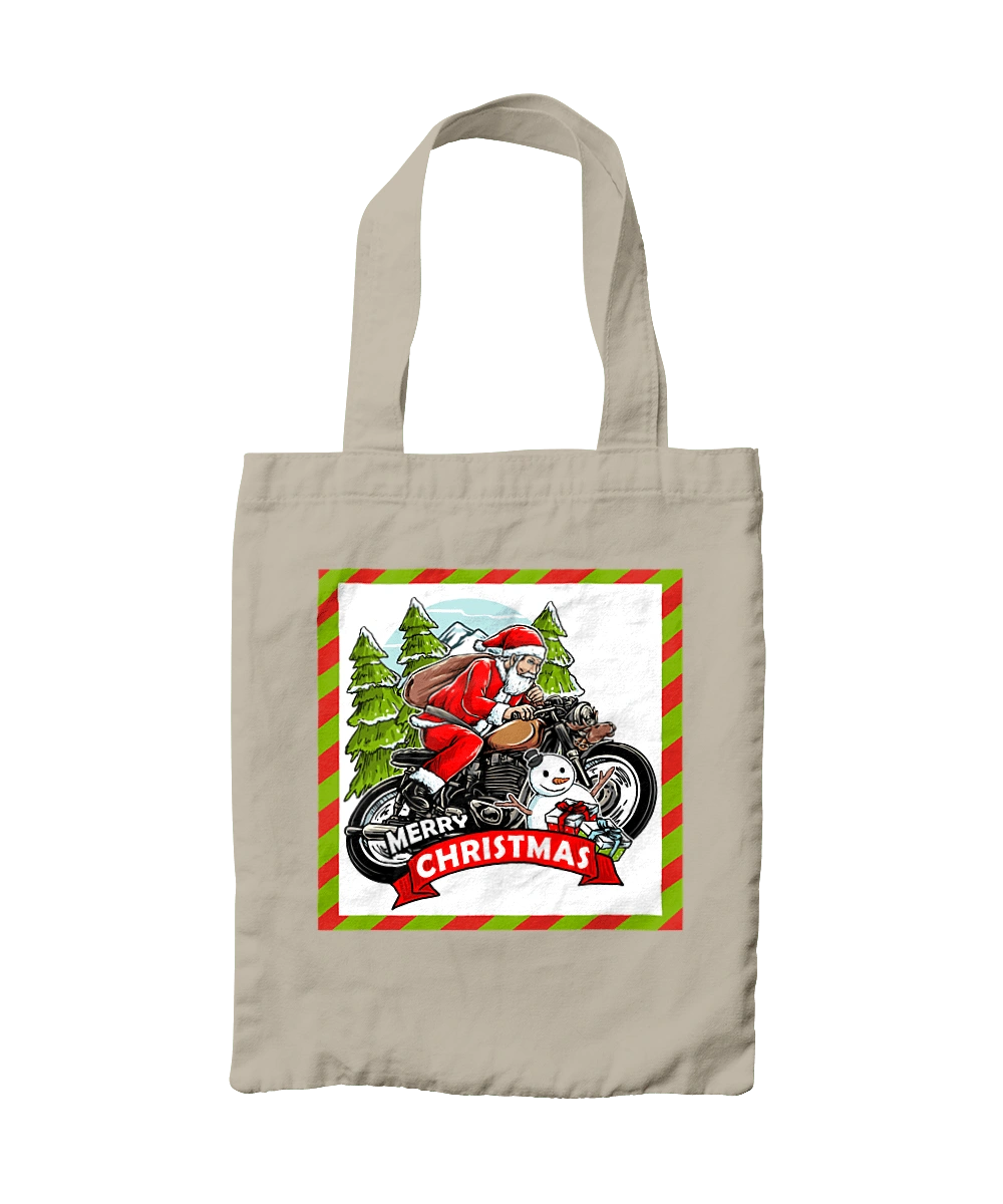 Санта на мотоцикле