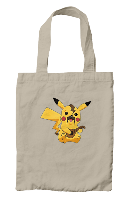 Сумка з принтом "Український Пікачу". Аграрии, арестович, буча, война, герб украины, герои, зеленский, иди нахуй, ірпінь, кем, киев, маріуполь, мечта, мир, нет войне, одесса, орда, орки, остановите войну, призрак киева, птн пнх, путін хуйло, русский военный корабл, слава украине, украина, харьков, чернобаевка. 2070702