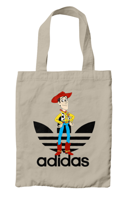 Сумка з принтом "Adidas Вуді". Adidas, toy story, woody, адідас, вуді, історія іграшок, мультфільм. 2070702