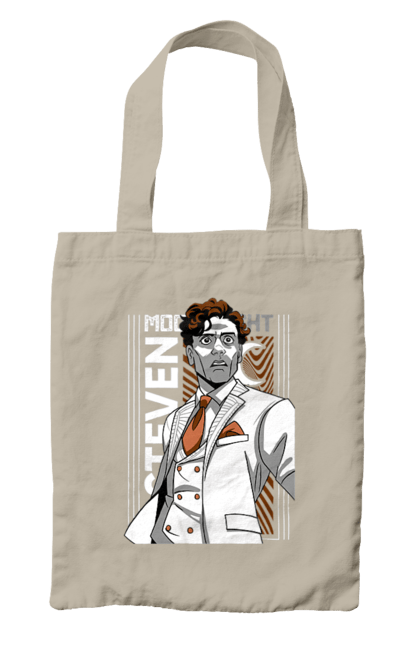 Bag with prints Moon Knight. Marc spector, marvel, mcu, moon knight, series, steven grant, tv show. 2070702