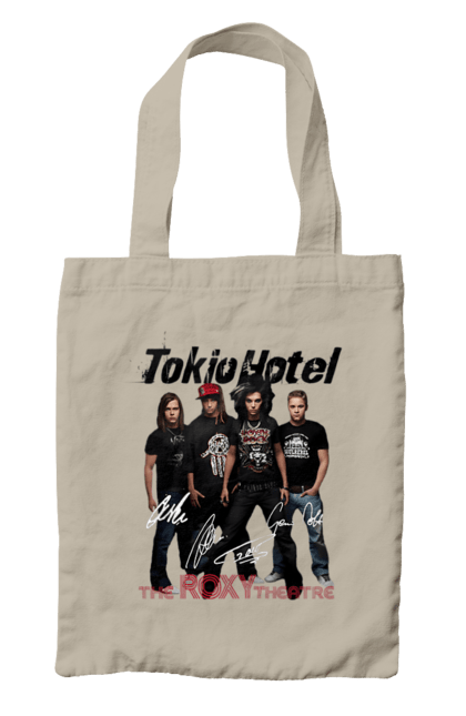 Сумка с принтом Tokio Hotel. Tokio hotel, альтернативный рок, группа, музыка, пауэр-поп, поп, поп-рок, рок, электроник-рок. 2070702