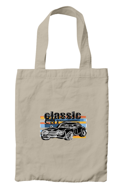 Сумка з принтом "Принт Класичний Автомобіль". Автомобіль, класичний, ретро авто, старовинний автомобіль. 2070702