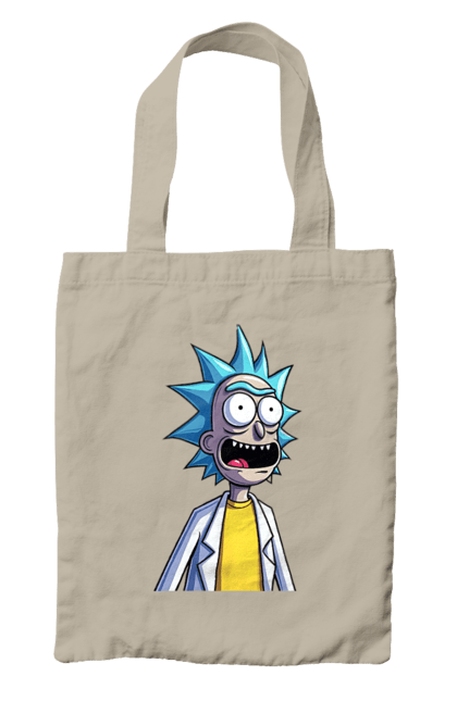 Сумка з принтом "Рік та Морті". Rick and morty, мультфільм, наукова фантастика, пригоди, рік, рік і морті, трагікомедія, чорний гумор. 2070702