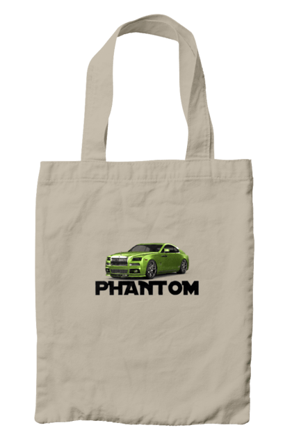 Сумка з принтом "Ролс ройс". Авто, автомобіль, люкс клас, ролс ройс, седан, фантом. 2070702