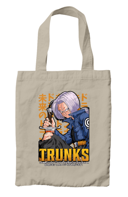 Сумка з принтом "Перли дракона Транкс". Anime, dragon ball, manga, trunks, аніме, манга, перли дракона, транкс. 2070702