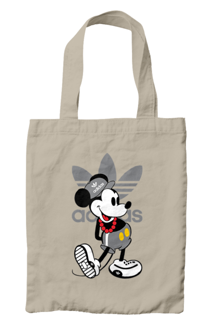 Сумка с принтом Adidas Микки Маус. Adidas, mickey mouse, адидас, дисней, микки, микки маус, мультфильм. 2070702