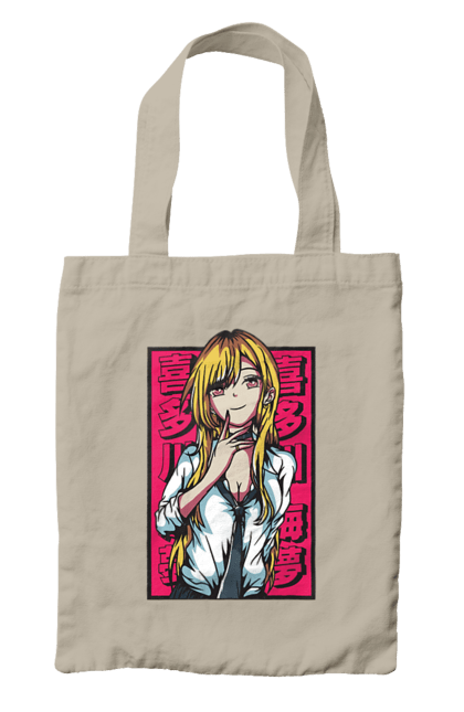 Bag with prints My Dress Up Darling. Anime, gyaru, manga, marin kitagawa, marine, my dress-up darling, porcelain doll. 2070702