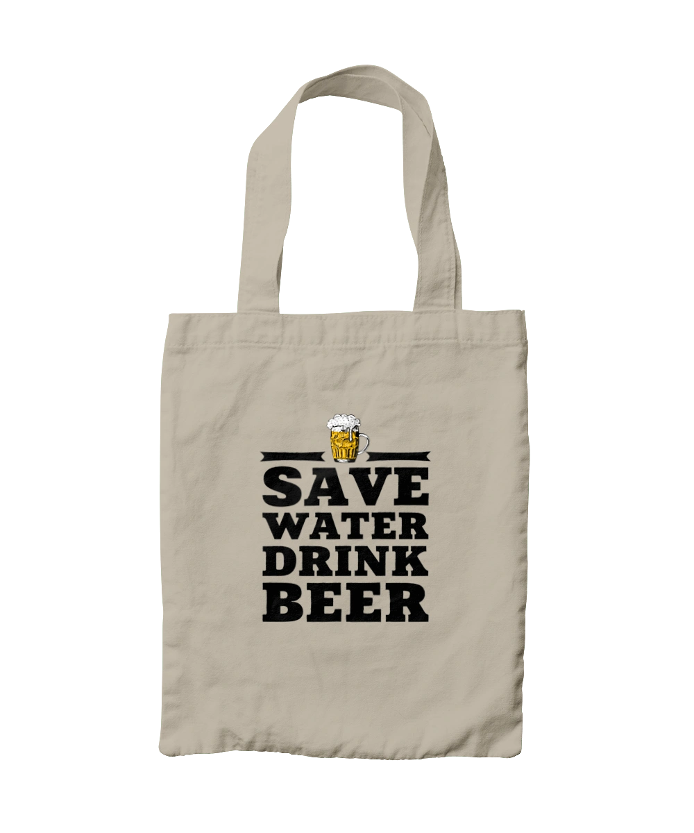 Save water, drink beer (black)
