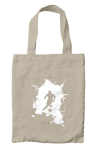 Сумка з принтом "Футбол у серці". Ворота, гол, збірна, м`яч, перемога, спорт, турнір, україна, футбол, чемпіонат. 2070702