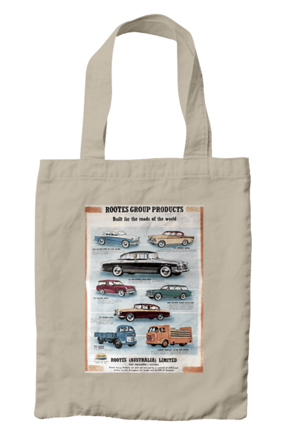 Сумка з принтом "Аутомобільйо". Rootes, rootes (australia) limited, rootes group, rootes group products. 2070702