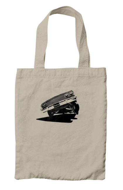 Сумка з принтом "Автомобіль". Автомобіль, імпала, класика, лоурайдер, шевроле. 2070702
