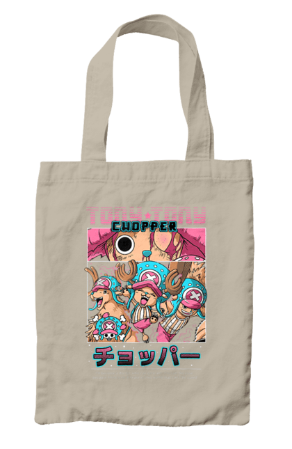 Bag with prints One Piece Tony Tony Chopper. Adventures, anime, fantasy, light novel, manga, one piece, tony tony chopper, tv series. 2070702