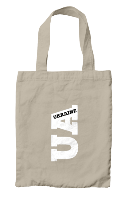 Сумка з принтом "Україна". Абревіатура, батьківщина, емблема, логотип, напис, текст, україна. 2070702