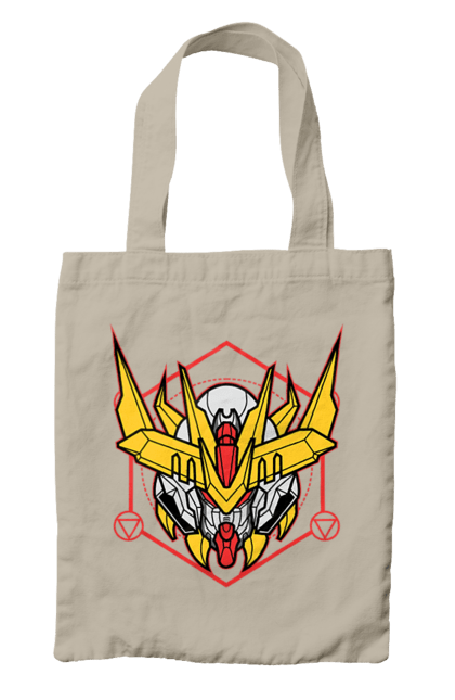 Bag with prints Gundam Barbatos Lupus Rex. Anime, asw g 08, barbatos lupus rex, game, gundam, manga, robot, video game, war. 2070702