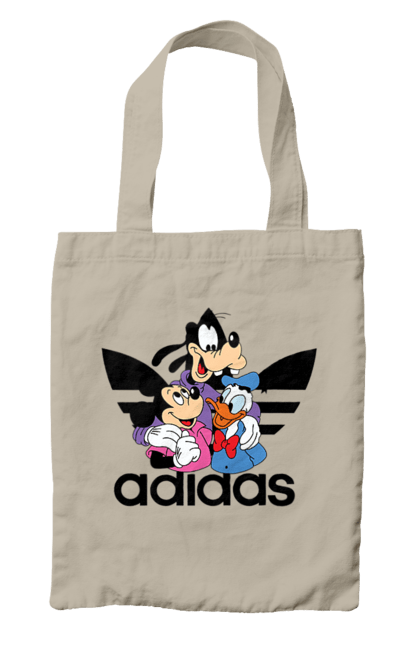 Сумка с принтом Adidas Микки Маус. Adidas, mickey mouse, адидас, дисней, микки, микки маус, мультфильм. 2070702