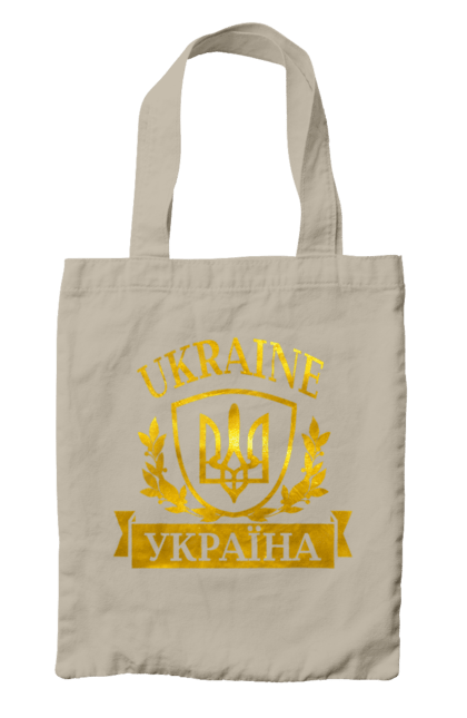 Сумка з принтом "Герб України". Герб, герб україни, доброго вечора, з гербом україни, з тризубом, зсу, патріотична, прапор. 2070702