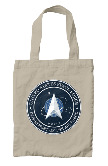 Сумка с принтом Космические силы США. Emblem, political, politics, space, space force, space travel, united states, ussf, космические силы, космические силы сша. 2070702