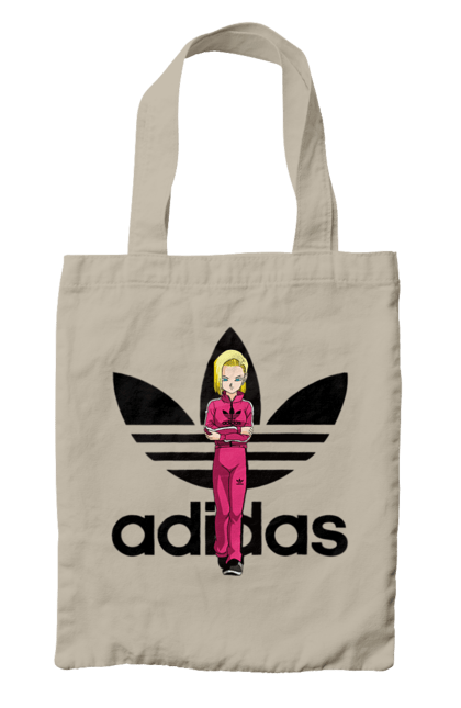 Сумка з принтом "Adidas Андроїд 18". Adidas, android 18, dragon ball, адідас, андроїд 18, аніме, вбивця, кіборг, манга, перли дракона. 2070702