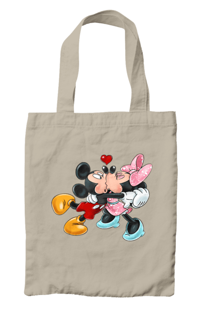 Сумка з принтом "Міккі Маус та Мінні Маус". Mickey mouse, minnie mouse, дісней, міккі, міккі маус, мінні маус, мультфільм. 2070702