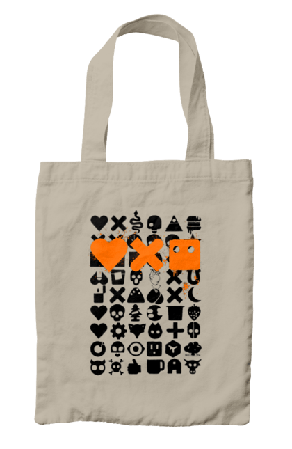 Сумка з принтом "Роботизація". Robot, життя роботів, код, код машин, кохання машин, любов роботів, роботи та кохання, роботи у житті, роботизоване кохання. 2070702