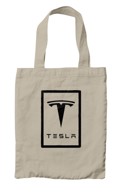 Сумка з принтом "Тесла". Tesla, илон маск, тесла. 2070702