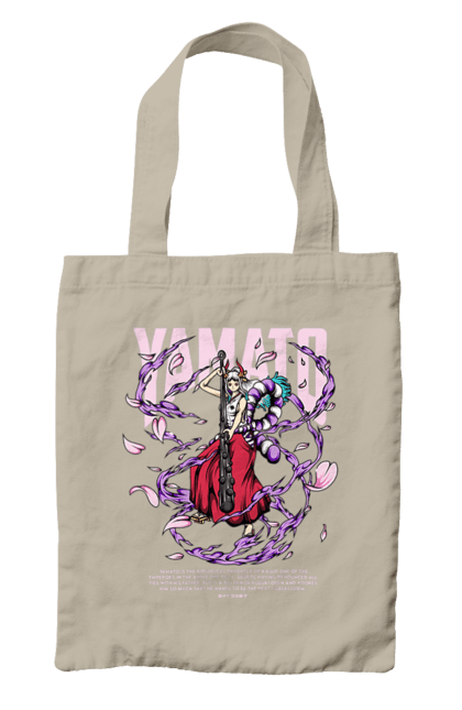 Bag with prints One Piece Yamato. Anime, manga, one piece, pirates, straw hat pirates, yamato. 2070702