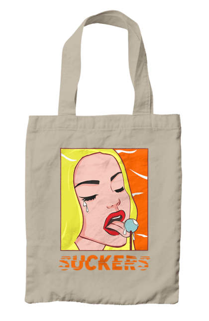 Сумка з принтом "Чупа чупс". Гумор, мем, прикольна, сакерс, смішна, чупа чупс. 2070702