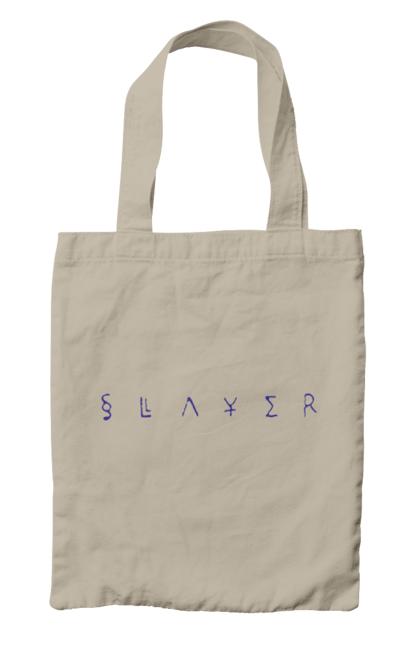 Сумка с принтом Slayer. Slayer, грув-метал, група, метал група, музыка, ню-метал, спид-метал, трэш-метал, череп. 2070702