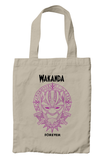 Сумка з принтом "Ваканда Назавжди". Marvel, wakanda, wakanda forever, ваканда, ваканда назавжди, марвел, т`чала, чорна пантера. 2070702