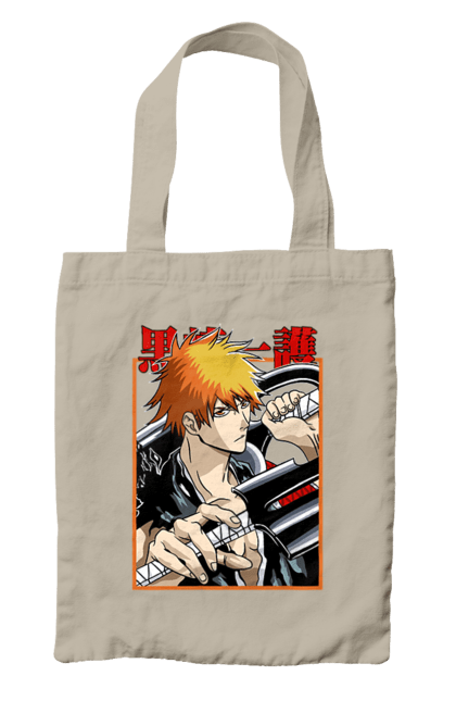 Сумка с принтом Блич Ичиго Куросаки. Anime, bleach, ichigo kurosaki, manga, аниме, блич, ичиго, ичиго куросаки, манга. 2070702