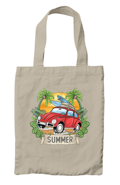 Сумка з принтом "Літо, Машина І Пальми". Відпочинок, літо, машина, пальми. 2070702