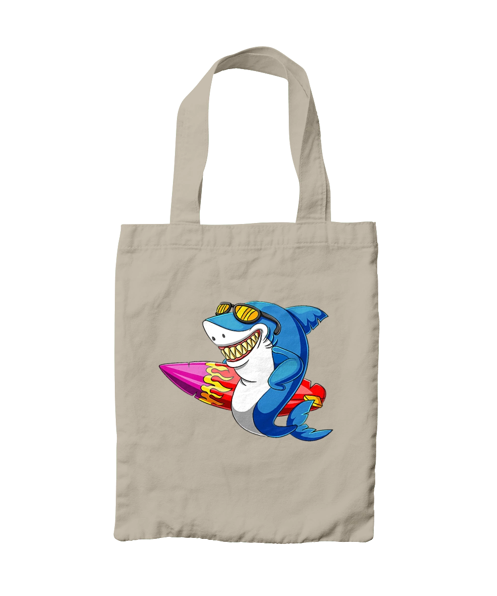 Shark With Glasses Surfing