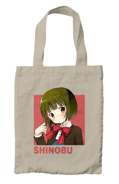 Bag with prints Kiniro Mosaic Shinobu Omiya. Anime, gold mosaic, kiniro mosaic, kinmoza, manga, shinobu, shinobu omiya. 2070702